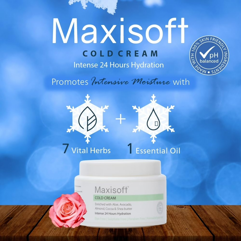 Maxisoft Cold Cream Vitamin E Glowing and Moisturized Skin