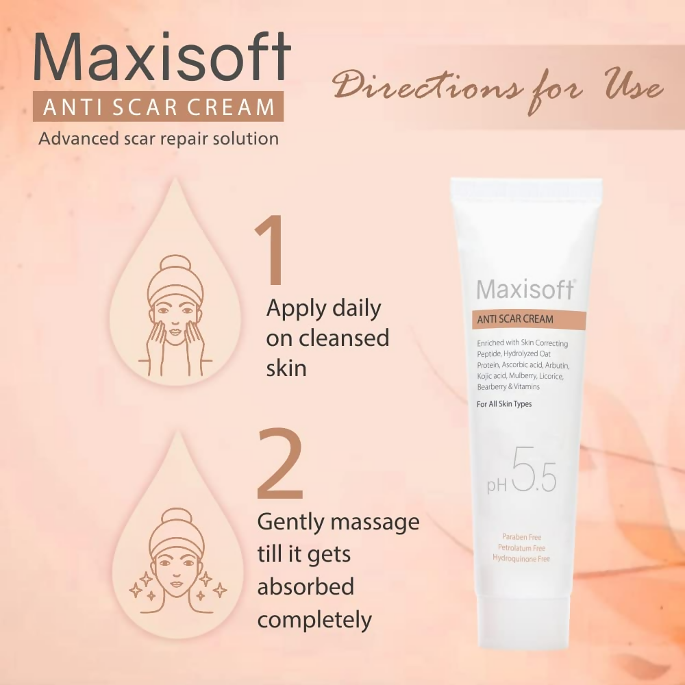 Maxisoft Anti Scar Cream pH Balanced