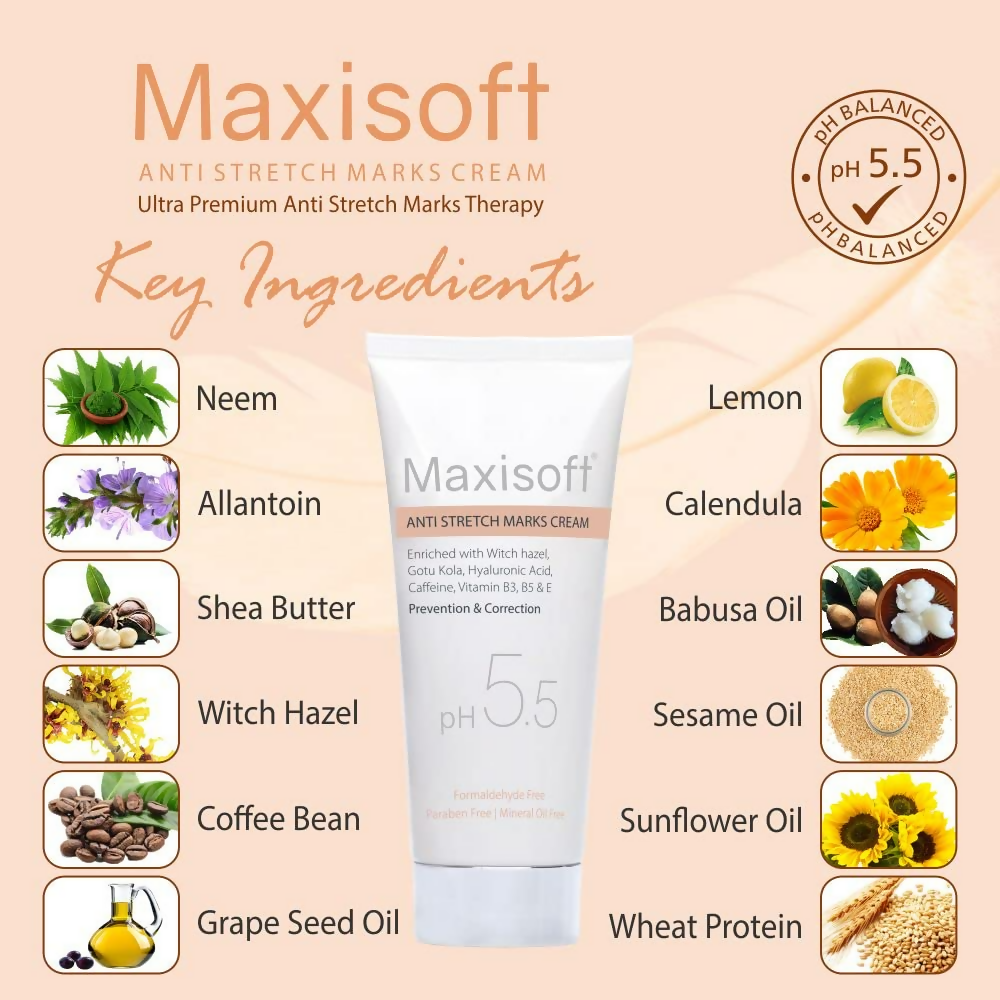 Maxisoft Anti Stretch Marks Cream