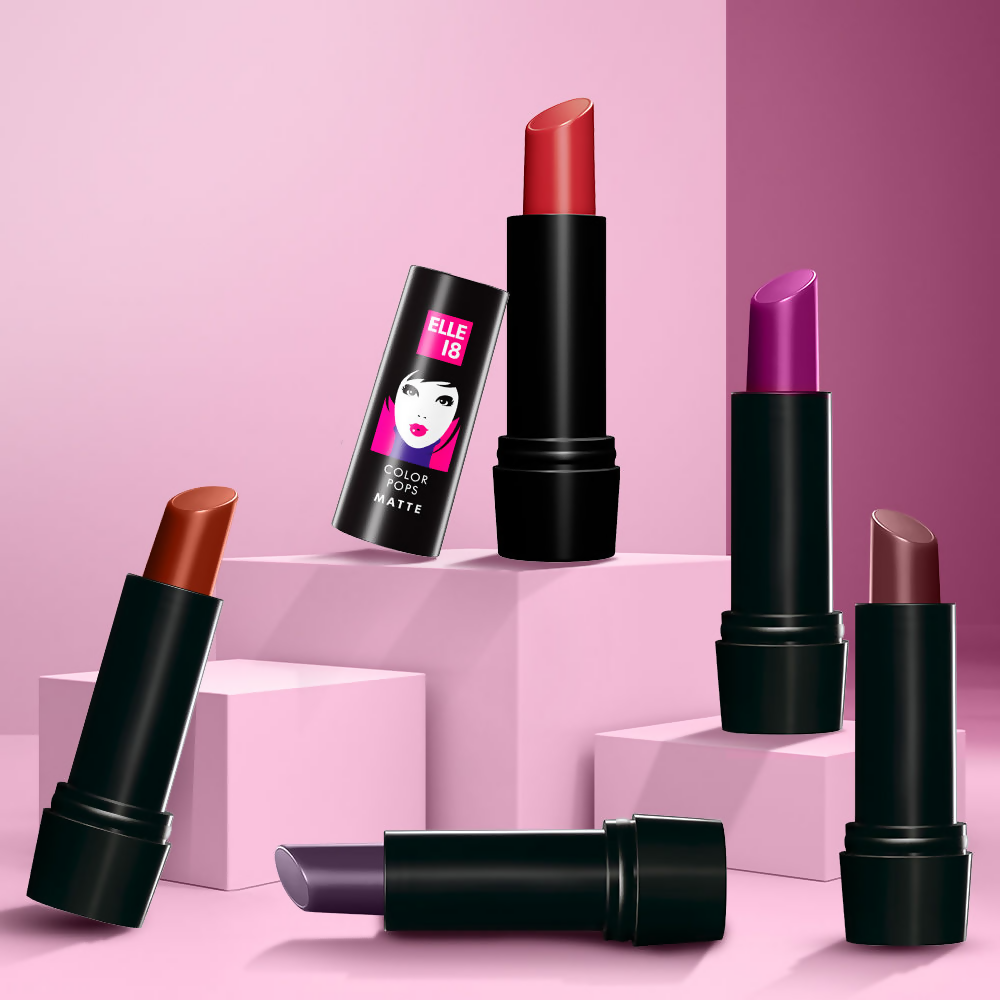 Elle 18 Color Pop Matte Lip Color - P23 Deep Pink
