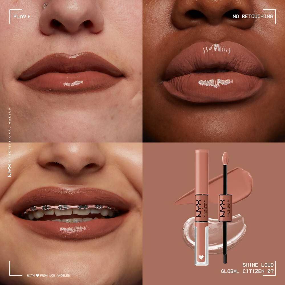 NYX Professional Makeup Shine Loud High Shine Lip Color and Gloss - Global Citizen