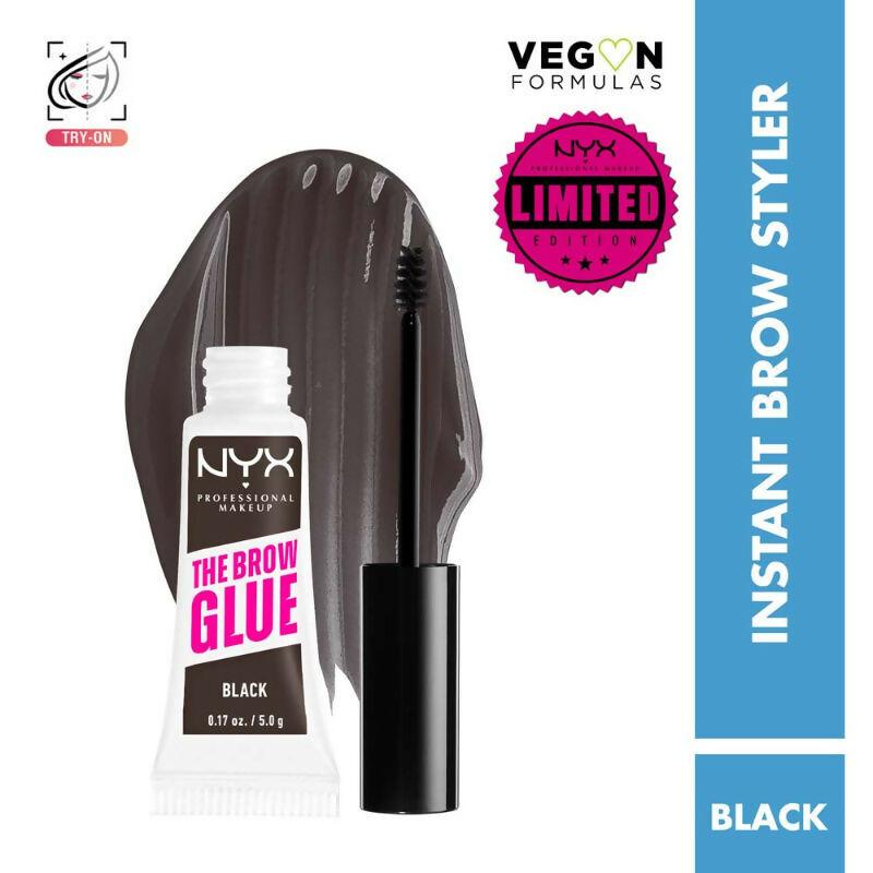 NYX Professional Makeup The Brow Glue Instant Long-Hold Eyebrow Styler - Black