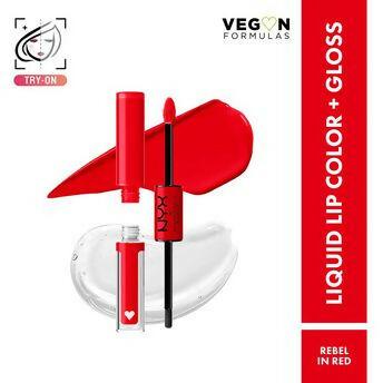 NYX Professional Makeup Shine Loud High Shine Lip Color and Gloss - Rebel In Red