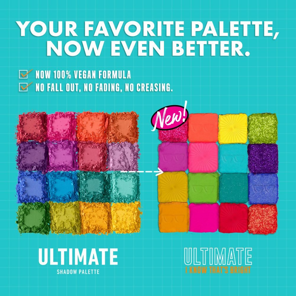 NYX Professional Makeup Ultimate Shadow Palette - I Know That's Bright