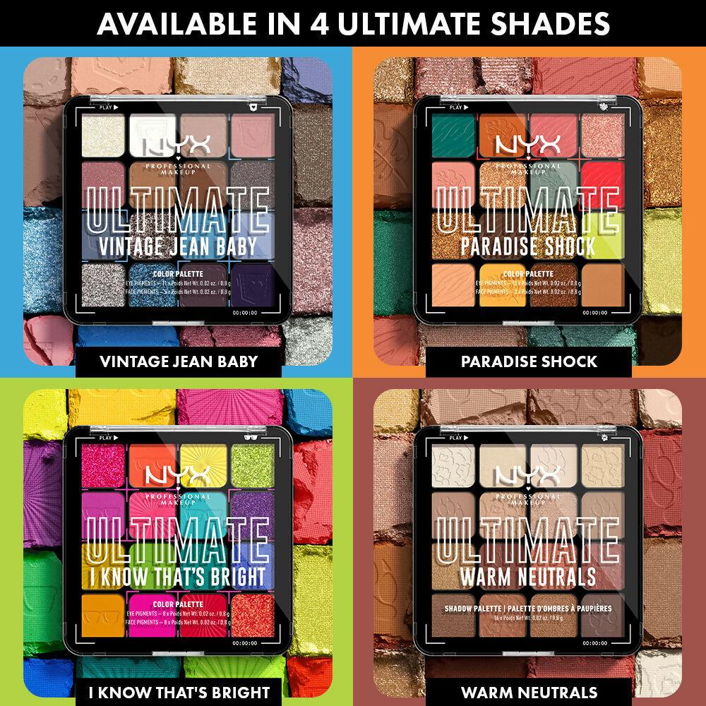 NYX Professional Makeup Ultimate Shadow Palette - Vintage Jeans