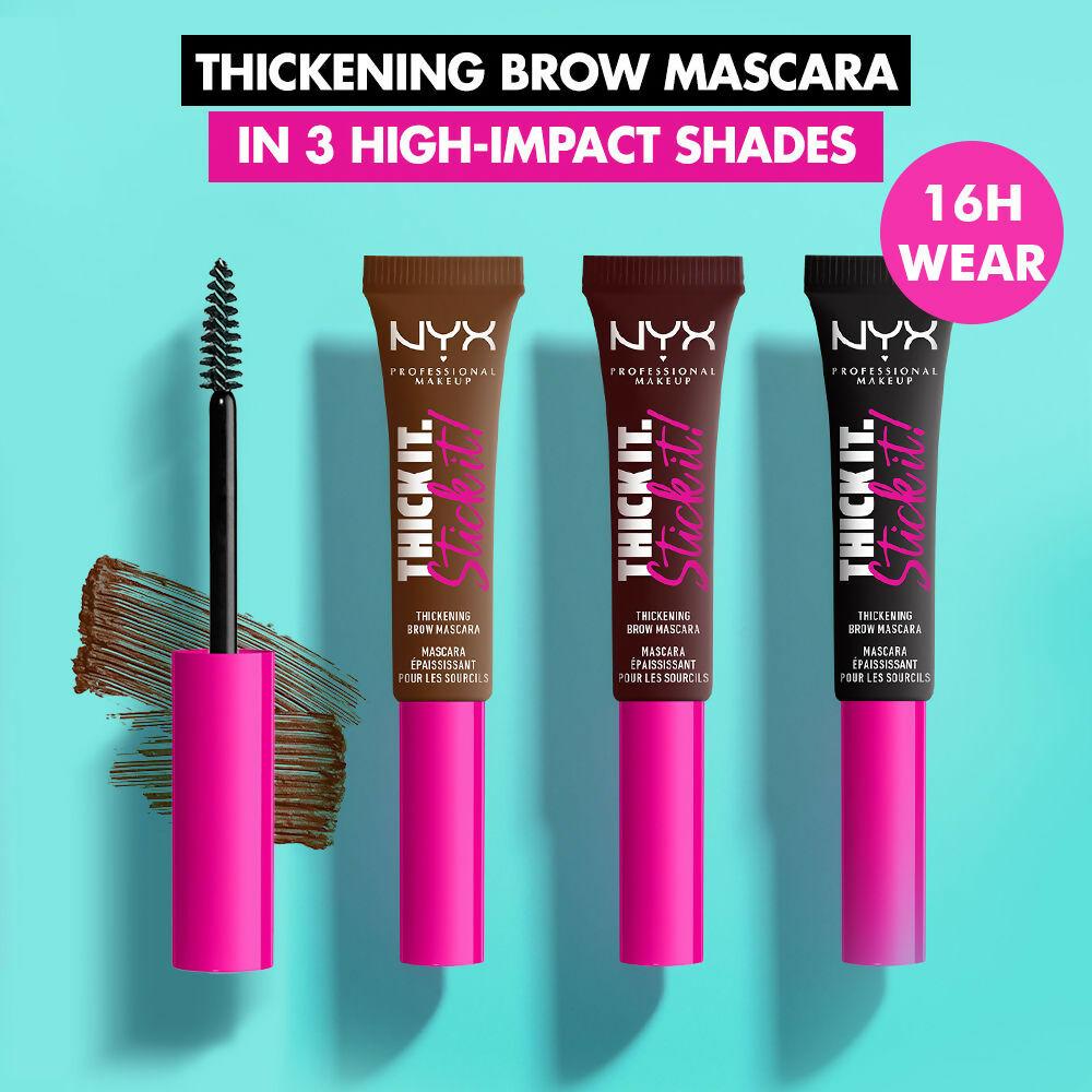 NYX Professional Makeup Thick It Stick It Brow Mascara - Brunette