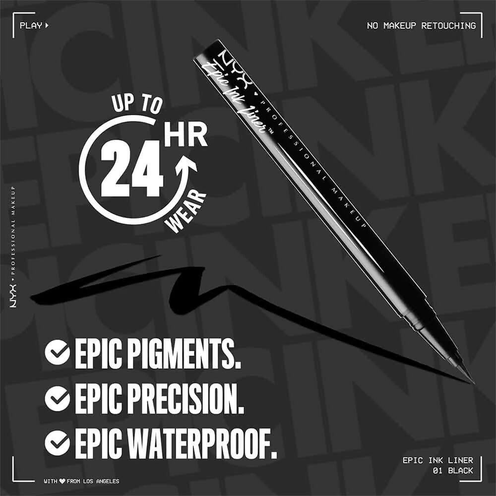 NYX Professional Makeup Epic Ink Liner - Black