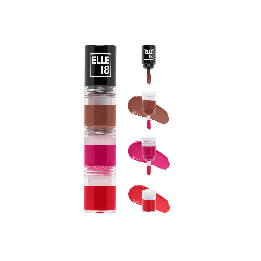 Elle 18 Lit Lip Stack Liquid Lipstick - Road Trip