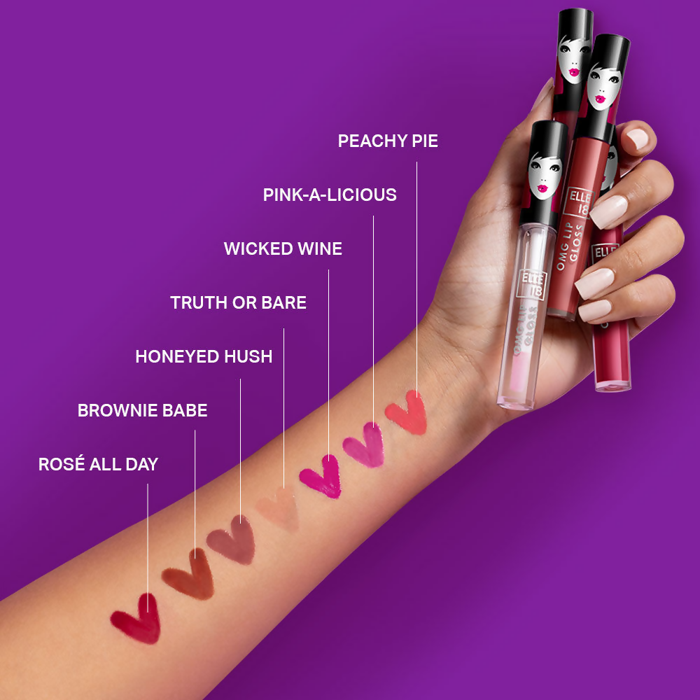 Elle 18 OMG Lip Gloss - Wicked Wine