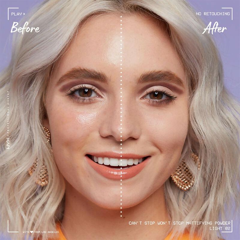 NYX Professional Makeup Can't Stop Won't Stop Mattifying Powder - Light