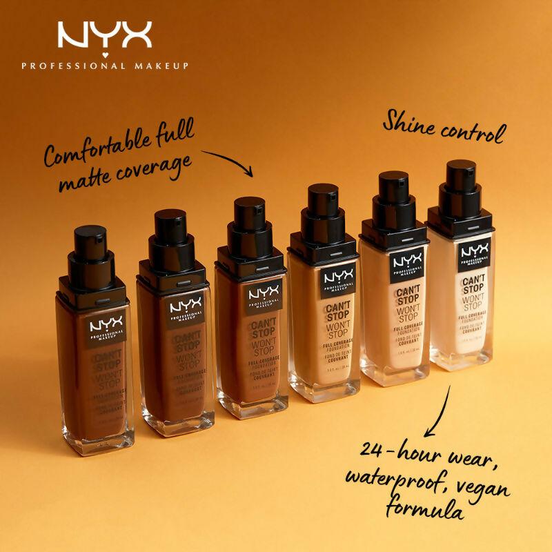 NYX Professional Makeup Can't Stop Won't Stop Full Coverage Foundation - Light