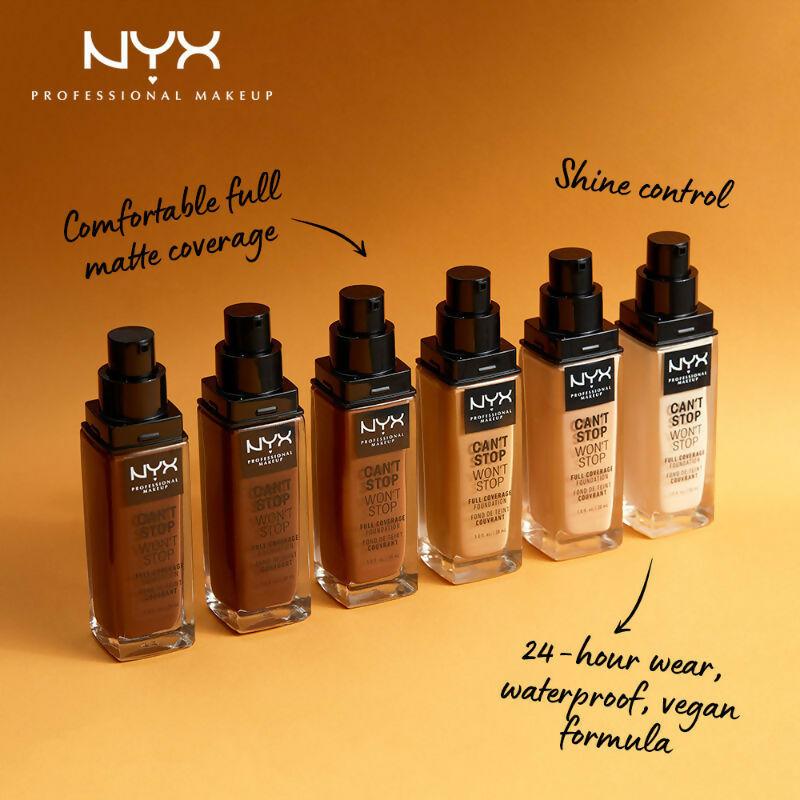 NYX Professional Makeup Can't Stop Won't Stop Full Coverage Foundation - True Beige