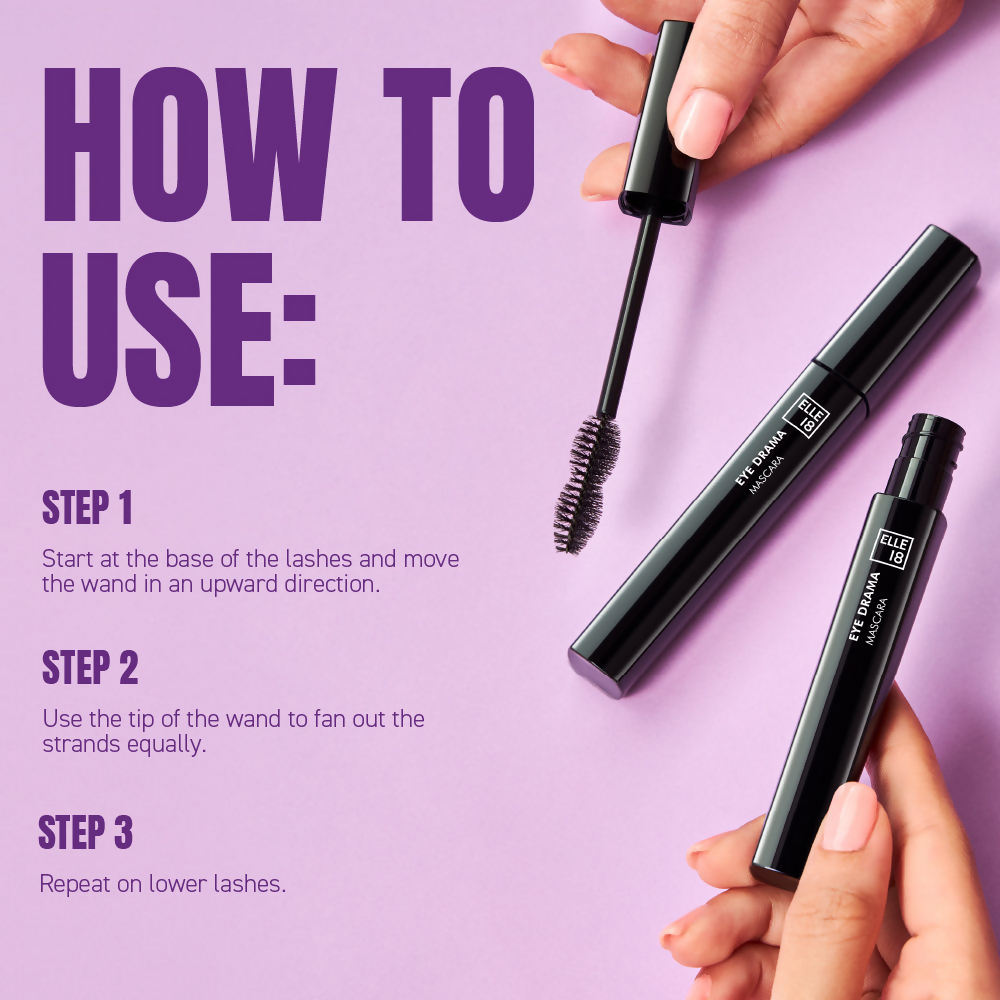 Elle 18 Eyedrama Mascara Black