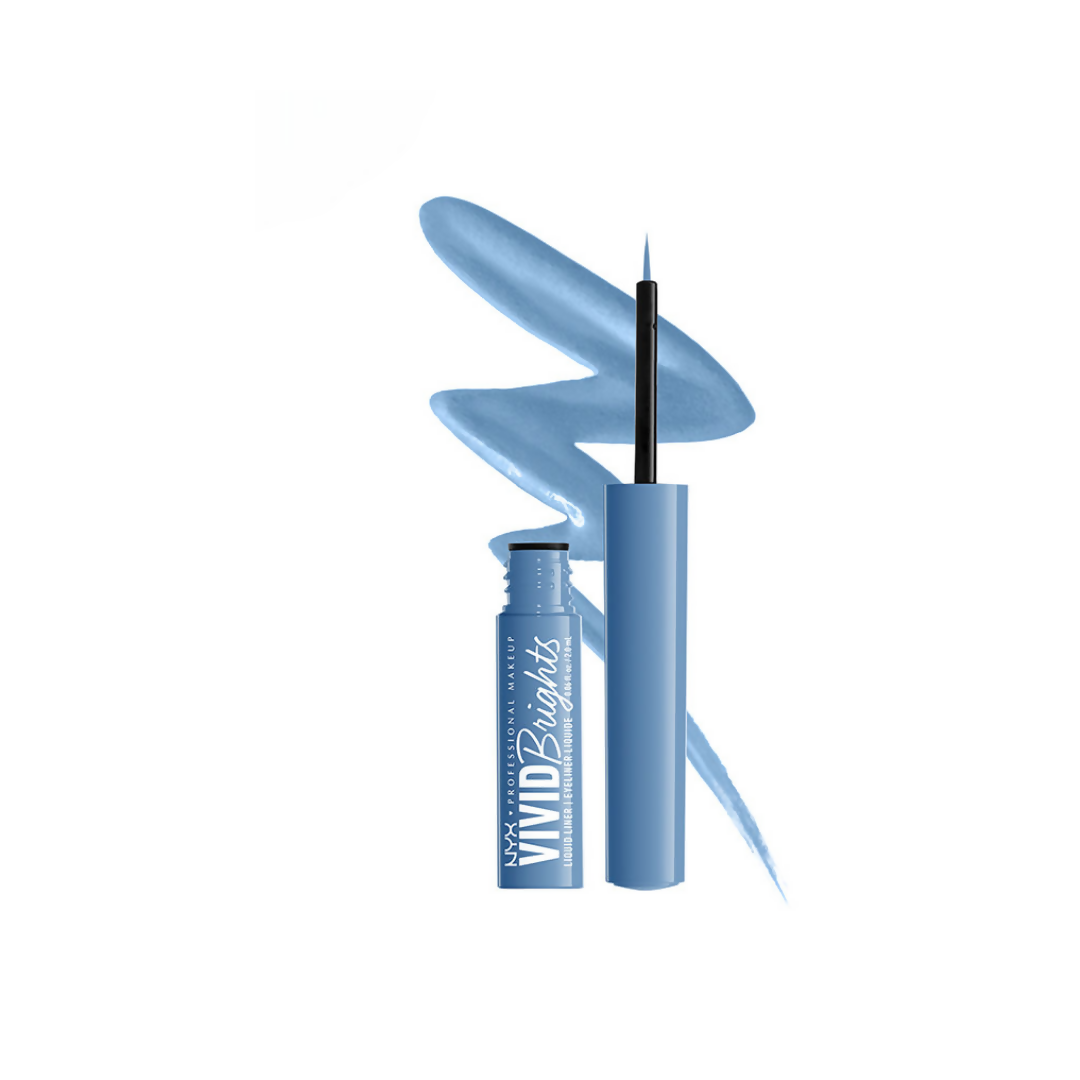 NYX Professional Makeup Vivid Bright Liquid Eyeliner - Cobalt Crush