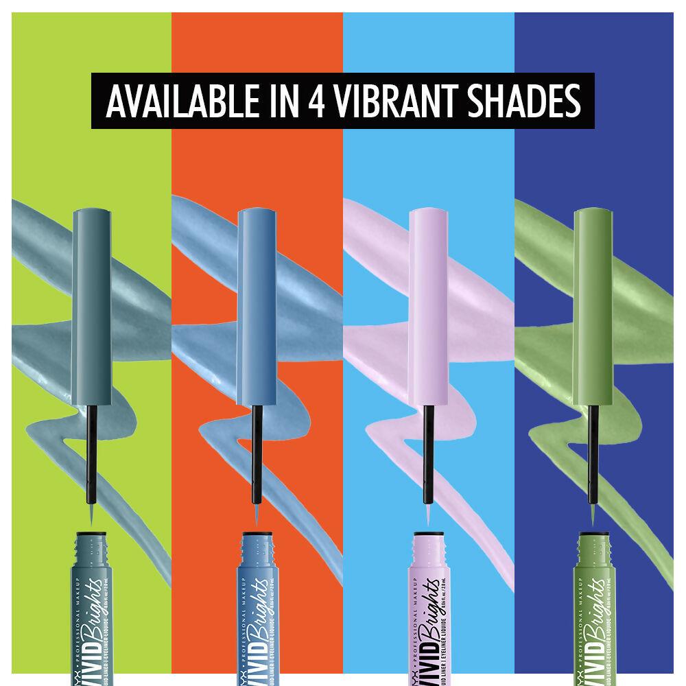 NYX Professional Makeup Vivid Bright Liquid Eyeliner - Cobalt Crush