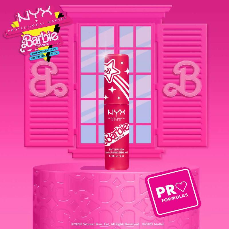 NYX Professional Makeup Barbie Smooth Whip Lip Cream - 01 Dreamhouse Pink