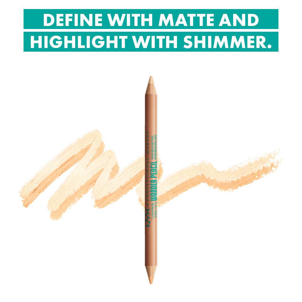 NYX Professional Makeup Wonder Pencil Micro Highlighter Duo Pencil - Medium
