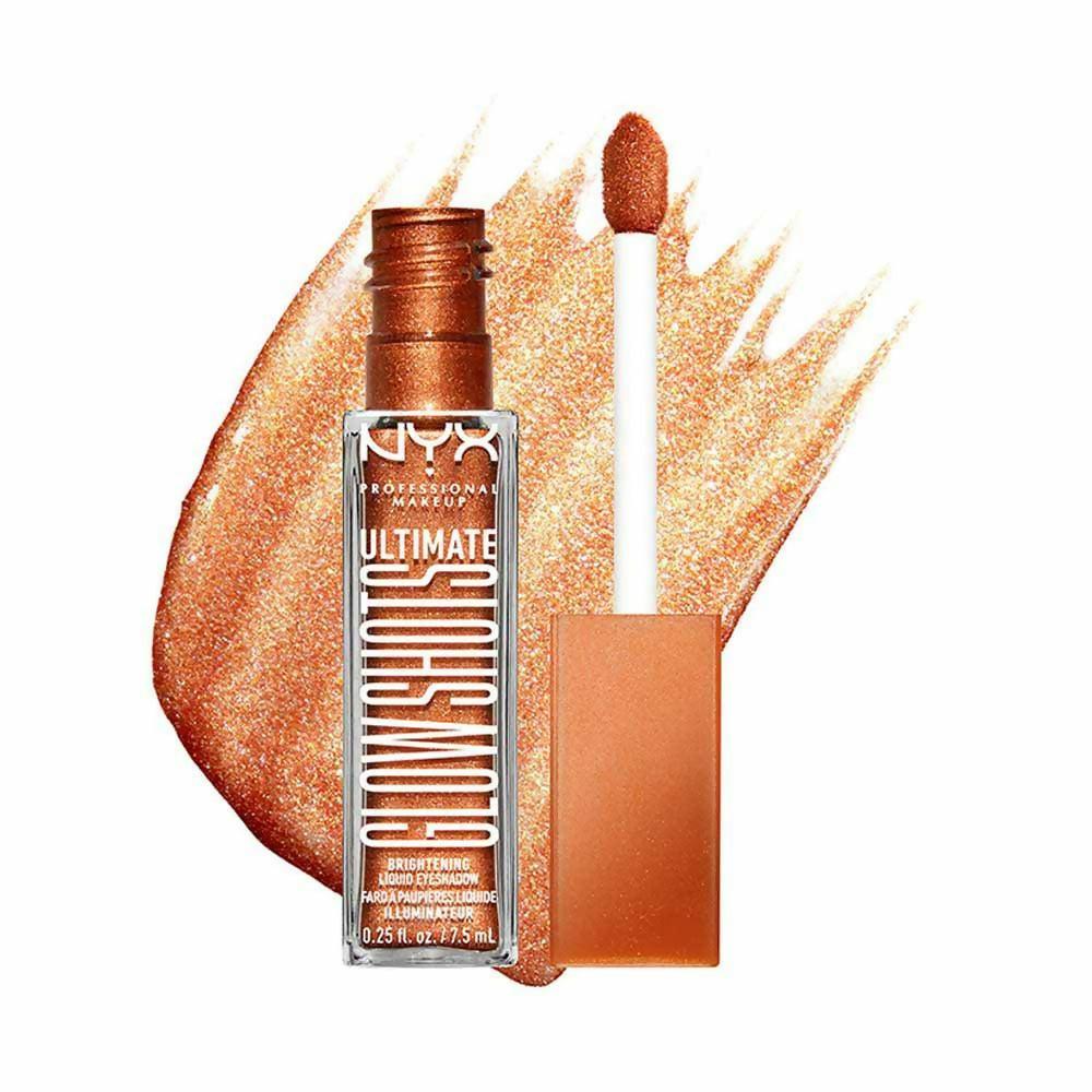 NYX Professional Makeup Ultimate Glow Shots Liquid Eyeshadow - Clementine Fine