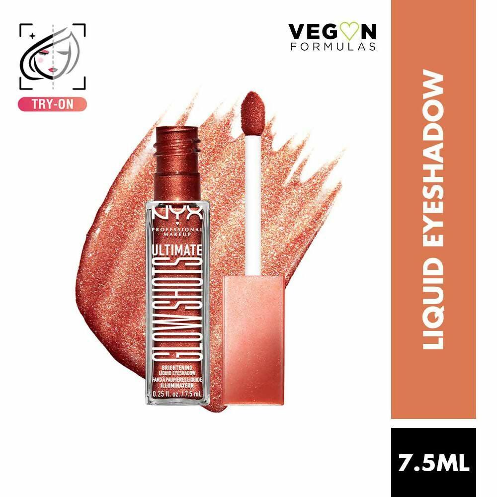 NYX Professional Makeup Ultimate Glow Shots Liquid Eyeshadow - Clementine Fine