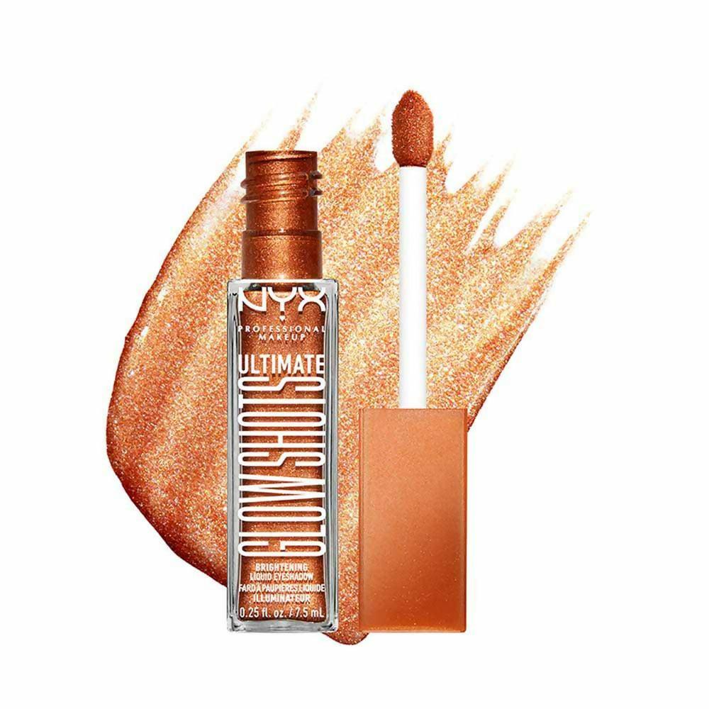 NYX Professional Makeup Ultimate Glow Shots Liquid Eyeshadow - Wow Cacao
