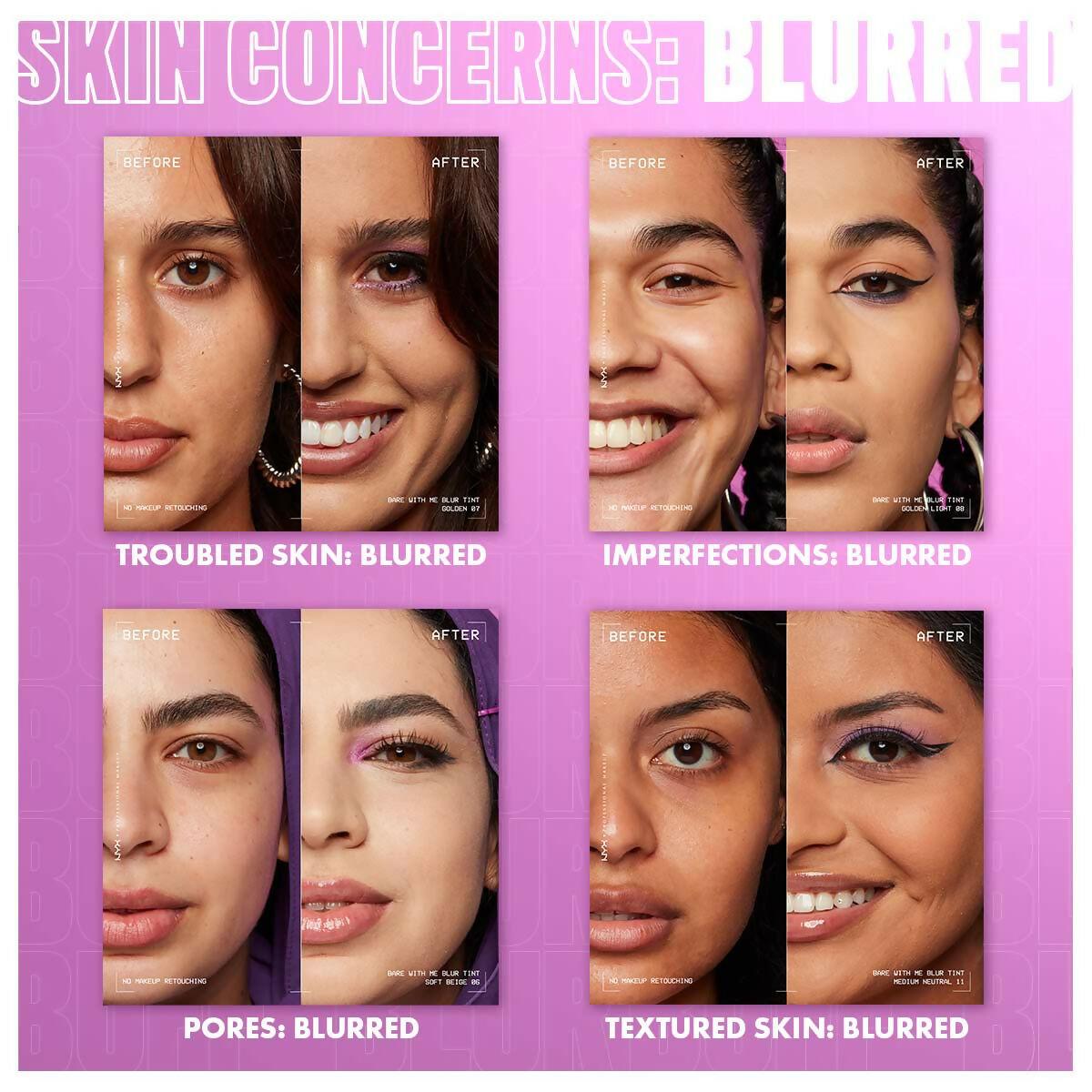 NYX Professional Makeup Bare With Me Blur Tint Foundation - 09 Light Medium Neutral