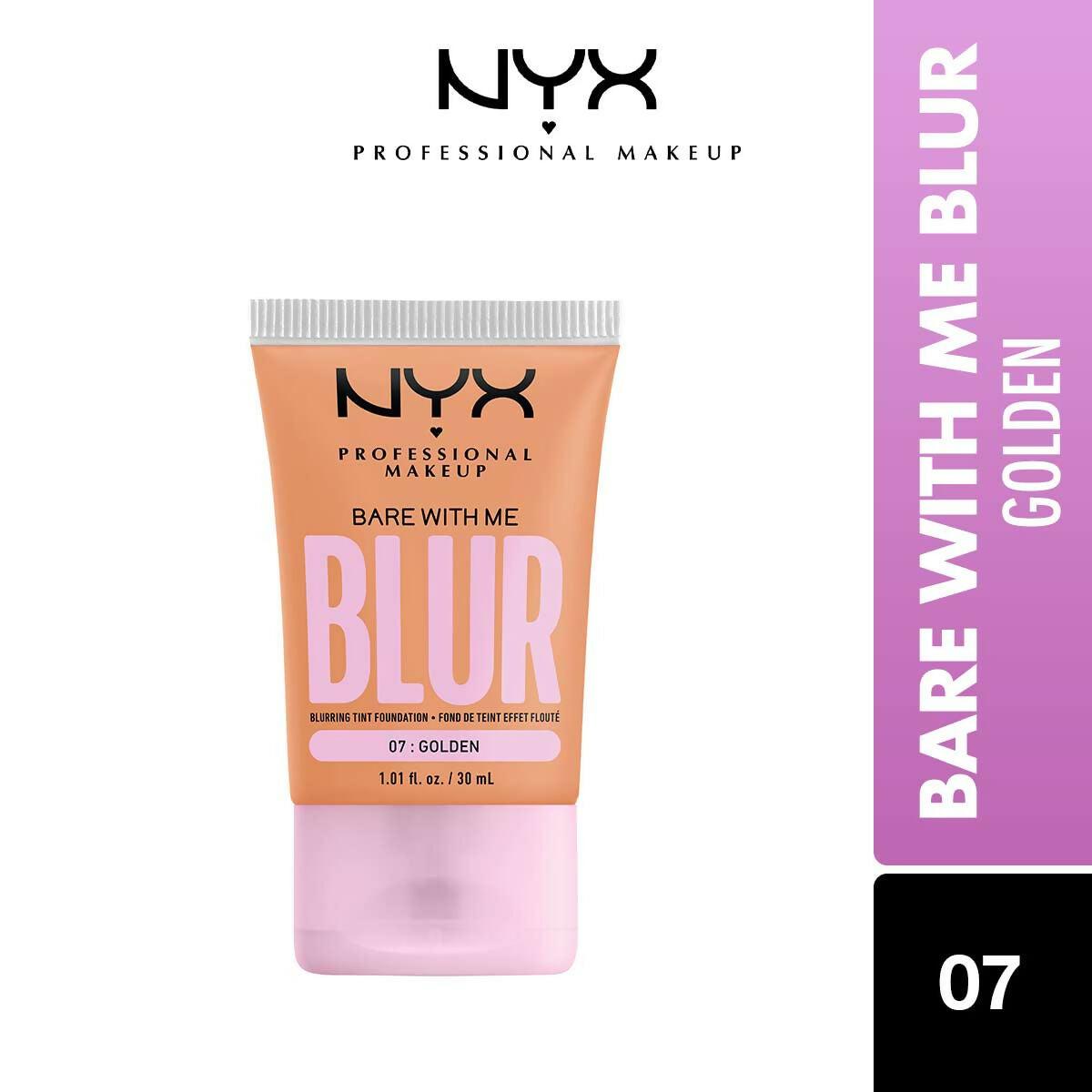 NYX Professional Makeup Bare With Me Blur Tint Foundation - 07 Golden