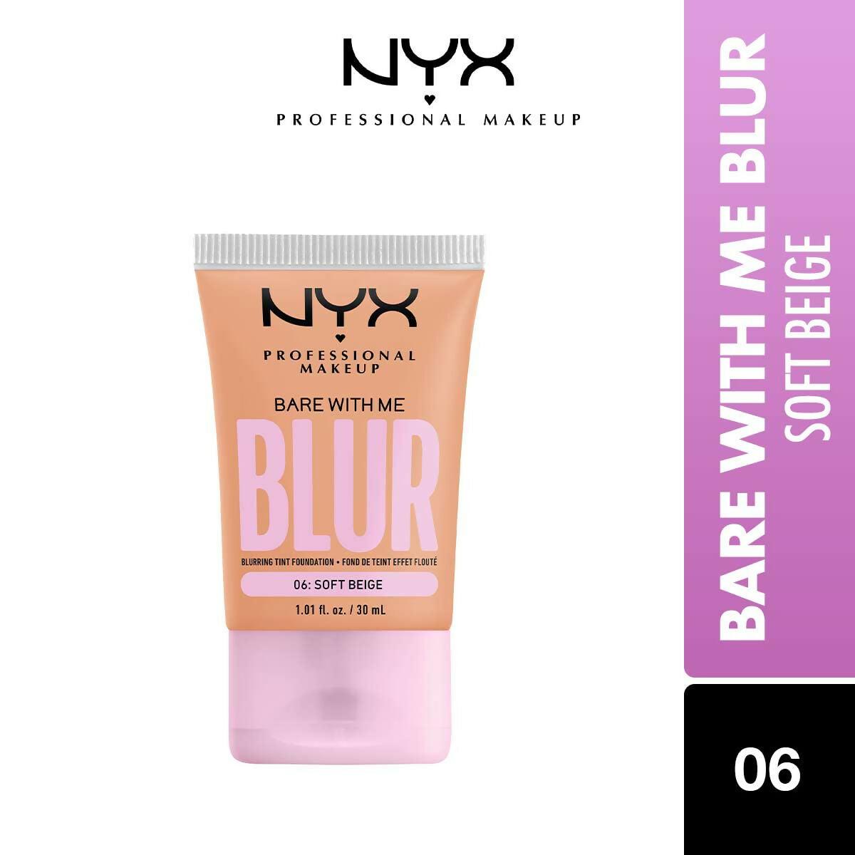 NYX Professional Makeup Bare With Me Blur Tint Foundation - 06 Soft Beige