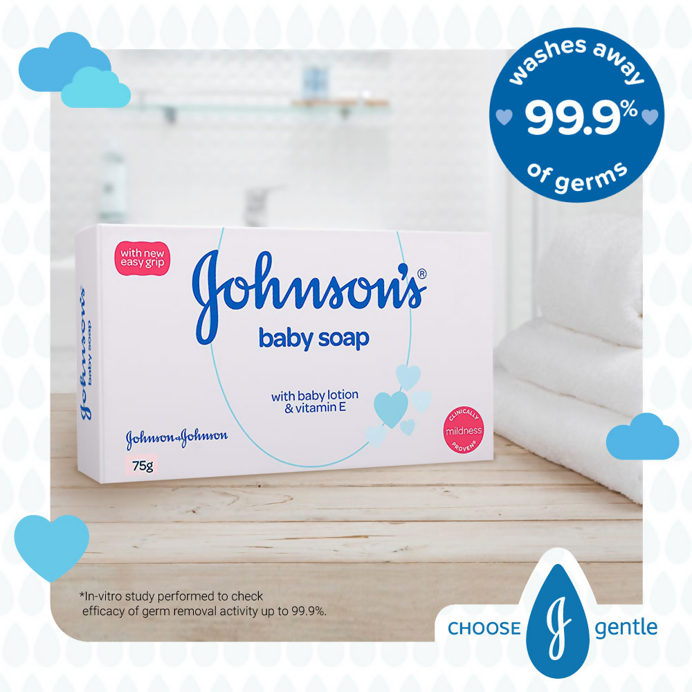 Johnson's Baby Soap Buy 3 Get 1 Free (100 gm Each)