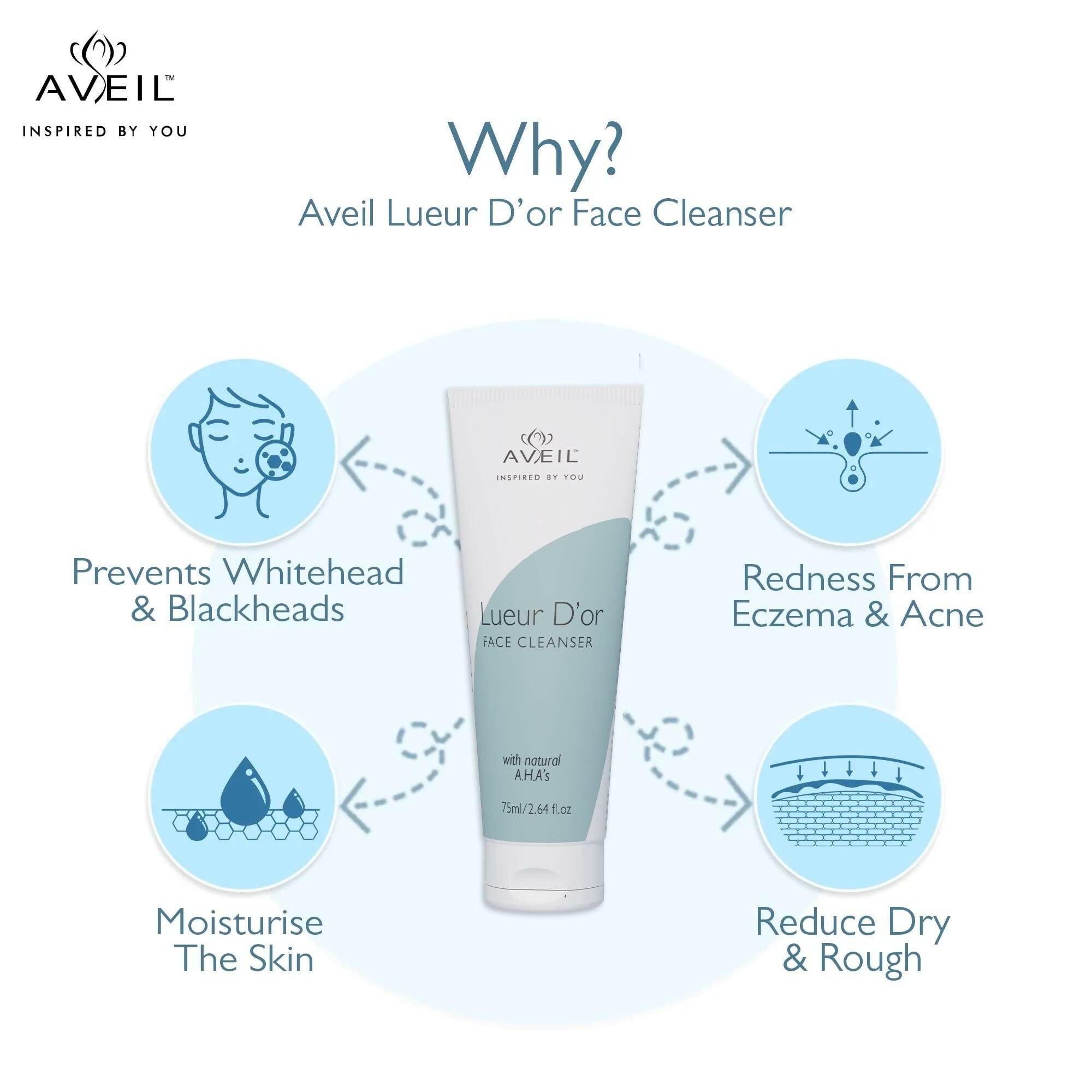 Aveil Lueur D'or Face Cleanser For Youthful & Smooth Skin
