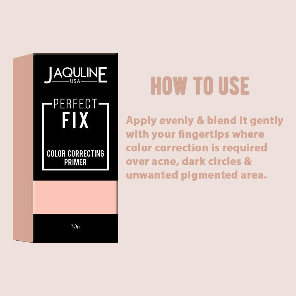Jaquline USA Perfect Fix Color Correcting Primer - Peach