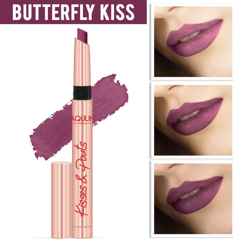 Jaquline USA Kisses & Pouts Transfer Proof Matte Lipstick - Butterfly Kiss 02