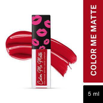 Jaquline USA Color Me Matte Liquid Lipstick - Crimson Red