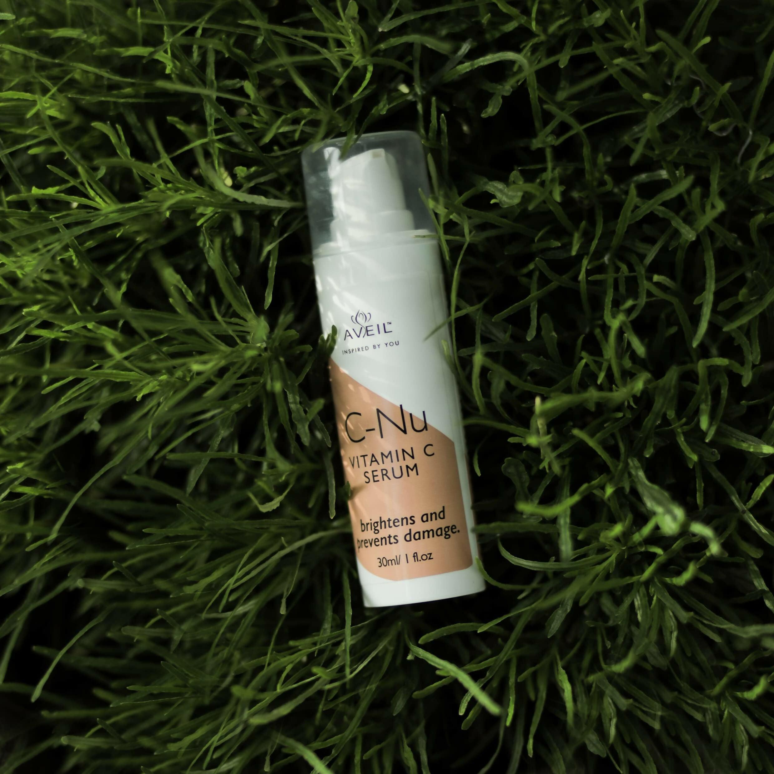 Aveil Heat Shield SPF 50 Gel Sunscreen & C-Nu Vitamin C Face Serum Combo