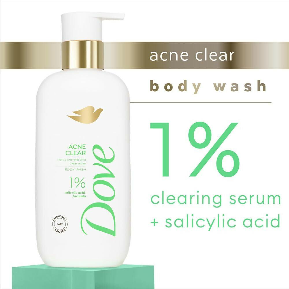 Dove Acne Clear Serum Body Wash with 1% Clearing Serum + Salicylic Acid
