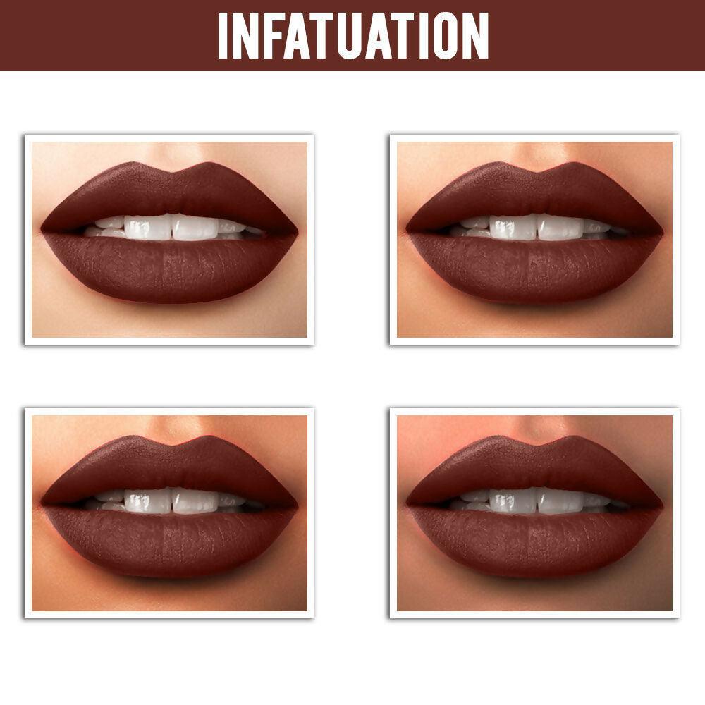 Jaquline USA Matte Amour Matte Lipstick - Infatuation 01