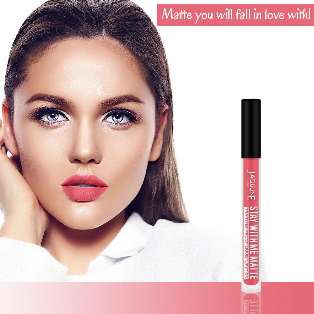 Jaquline USA Stay With Me Matte Liquid Lipstick - Play Girl