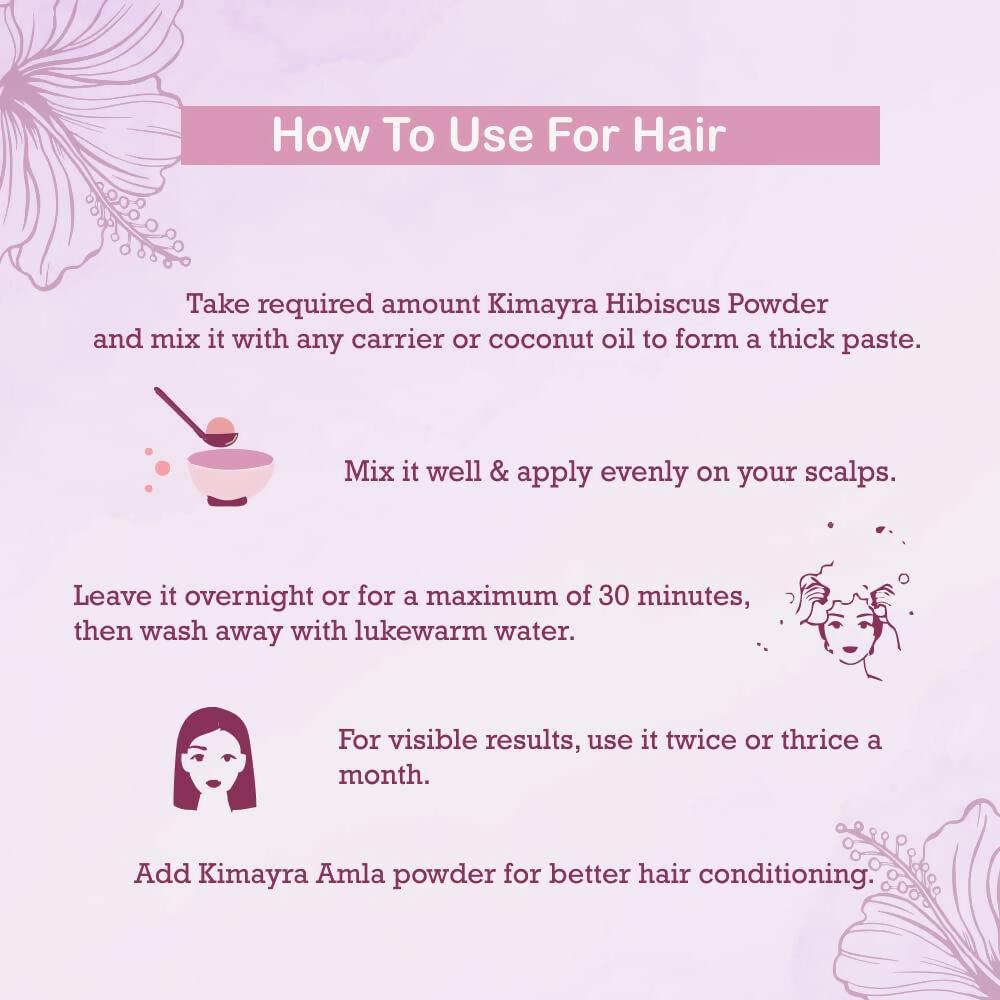 Kimayra Hibiscus Powder For Hair Growth