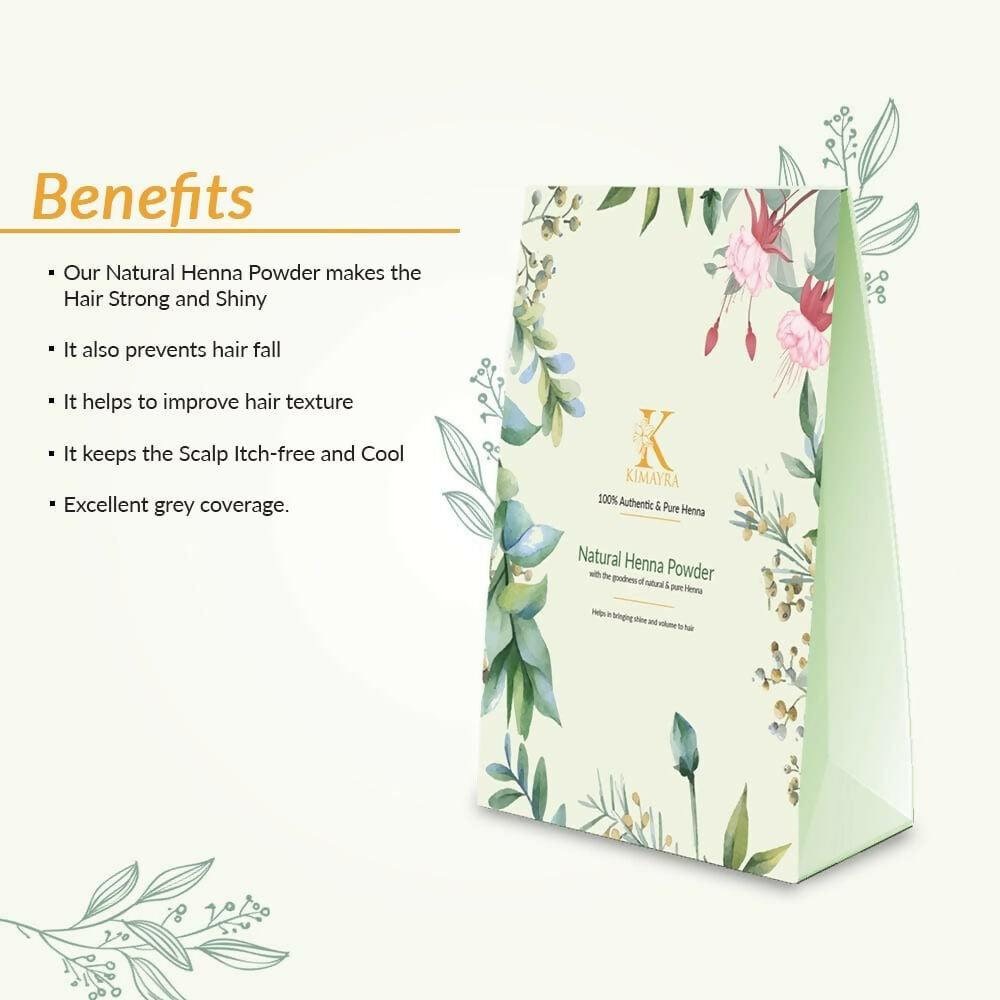 Kimayra World Organic Natural Henna Powder for Hair Care