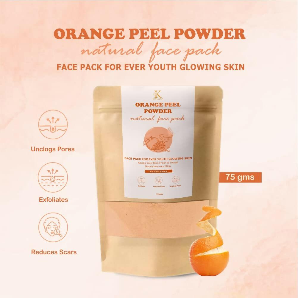 Kimayra Natural Orange Peel Powder Face Pack For Youth Glowing Skin & Reduces Scars