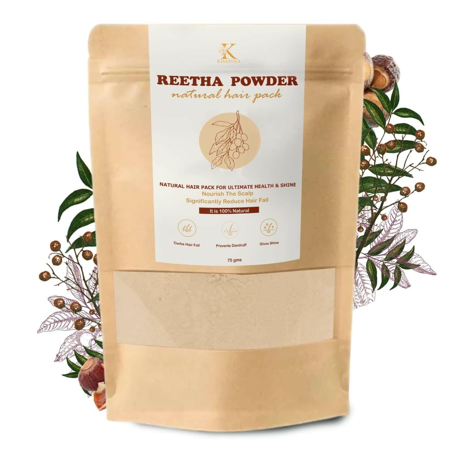 Kimayra Reetha Powder For Hair Growth & Prevents Dandruff