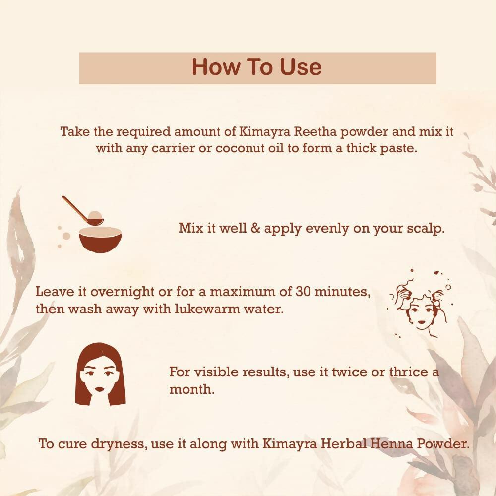 Kimayra Reetha Powder For Hair Growth & Prevents Dandruff