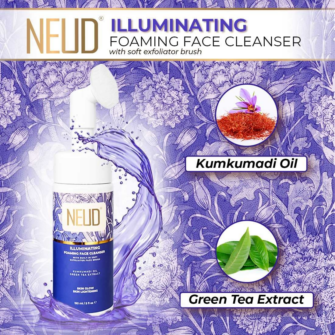 Neud Foaming Face Cleanser Illuminating Face Cleanser