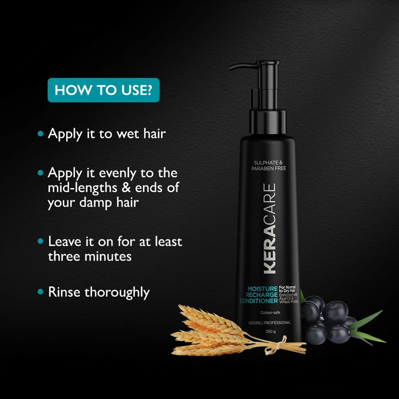 Godrej Professional Keracare Moisture Recharge Unscented Conditioner