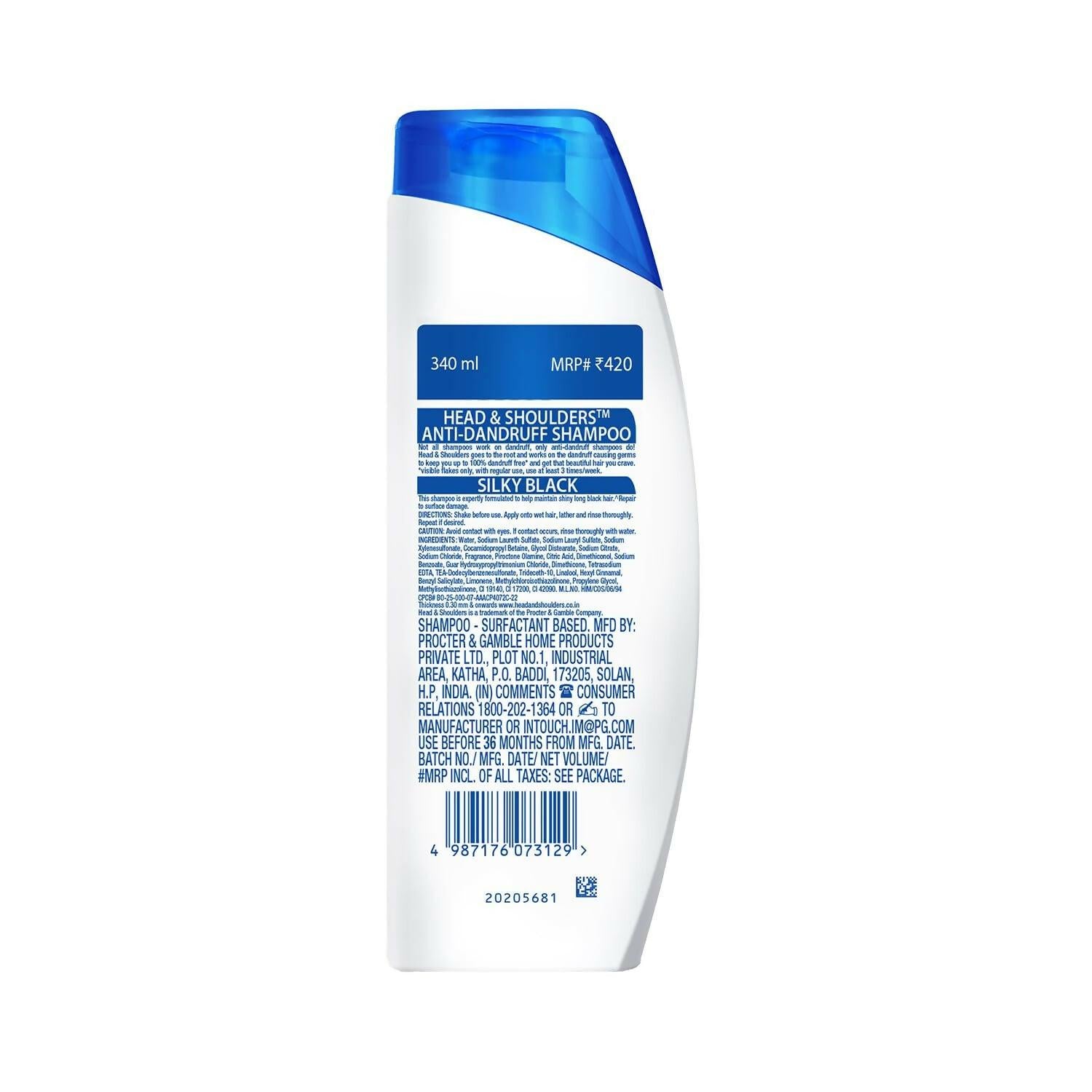 Head & Shoulders Silky Black Anti Dandruff Shampoo