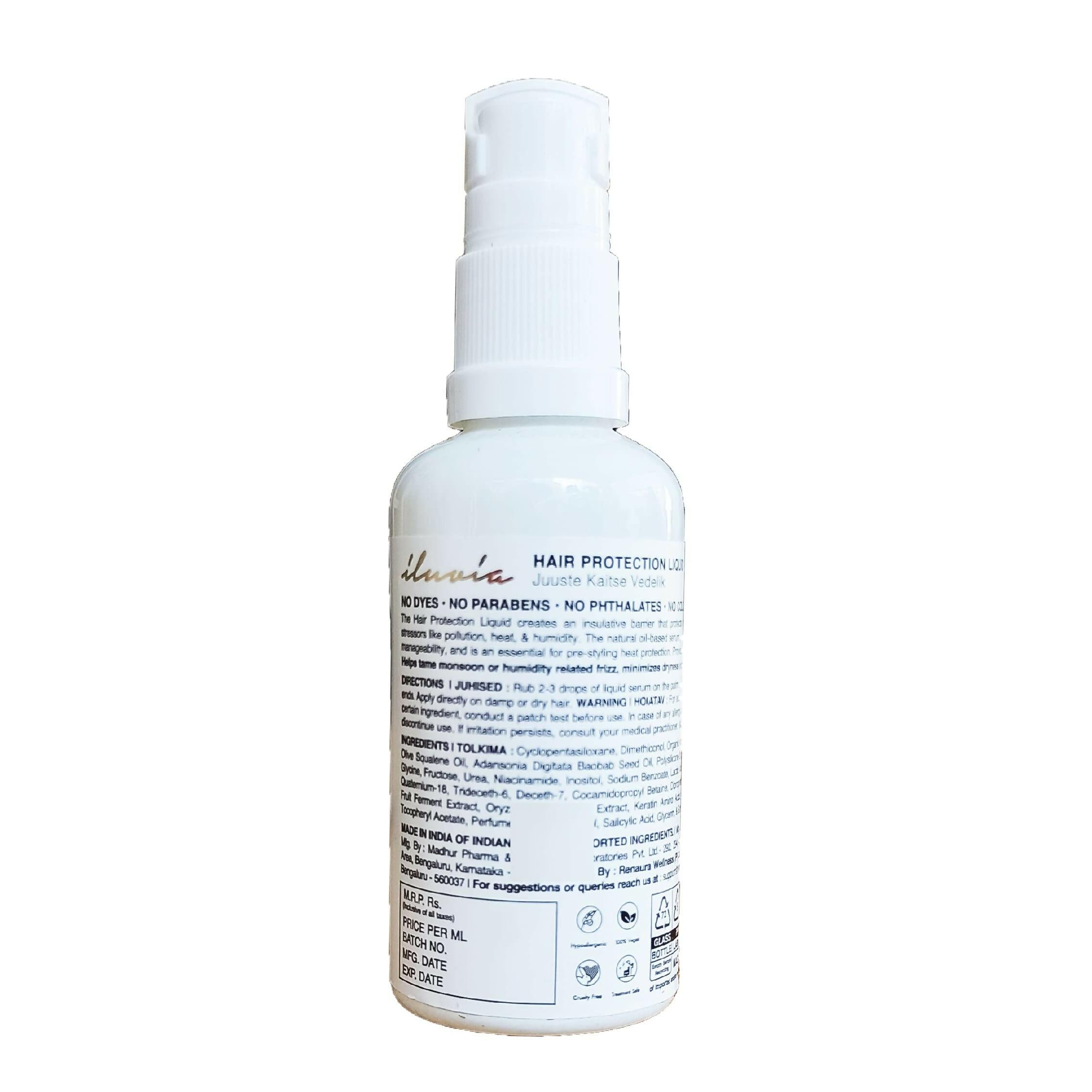 iluvia Hair Protection Serum - Coarse, Damaged, Very Frizzy Hair