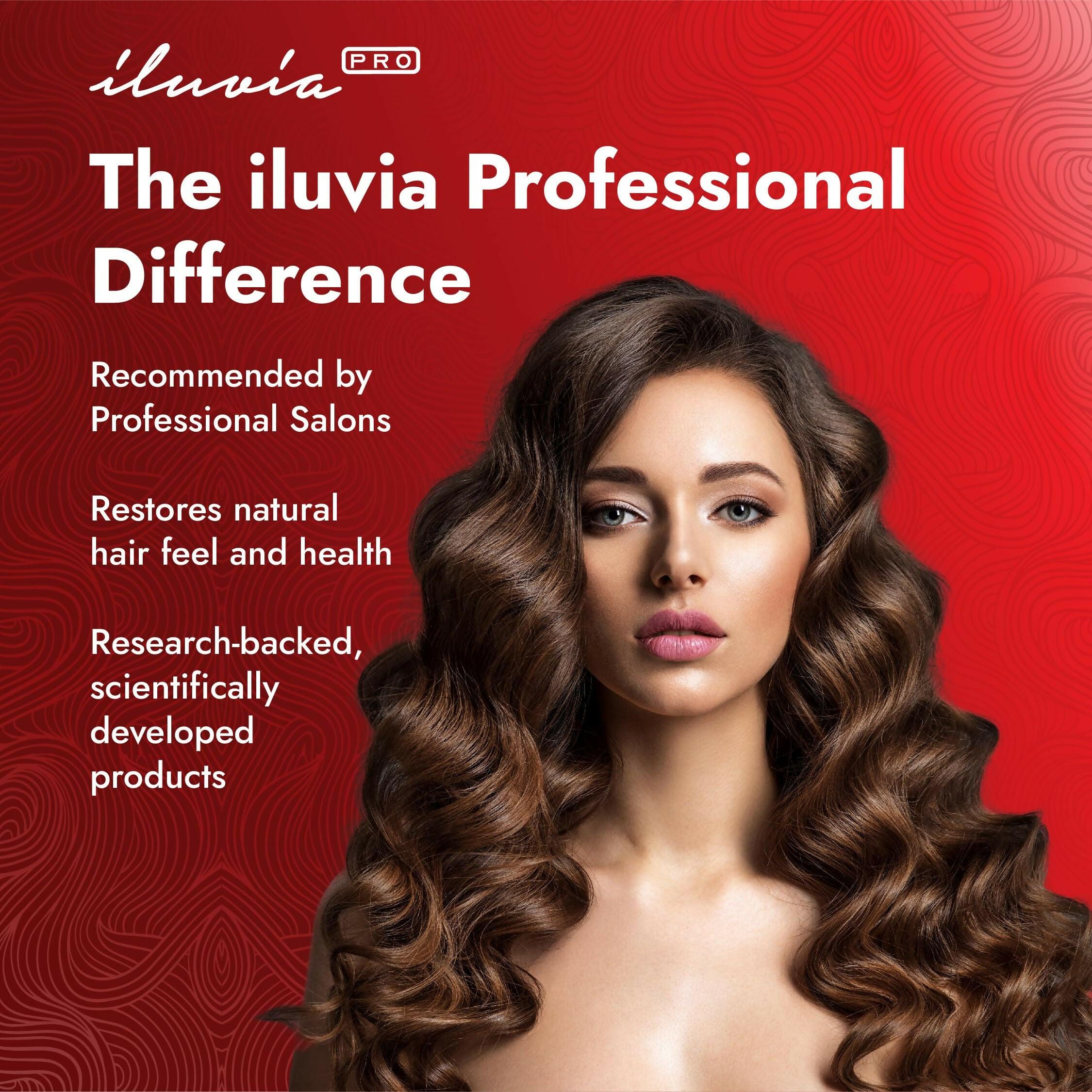 iluvia Curly & Wavy Hair - Repair Reviver Shampoo for Natural Definition