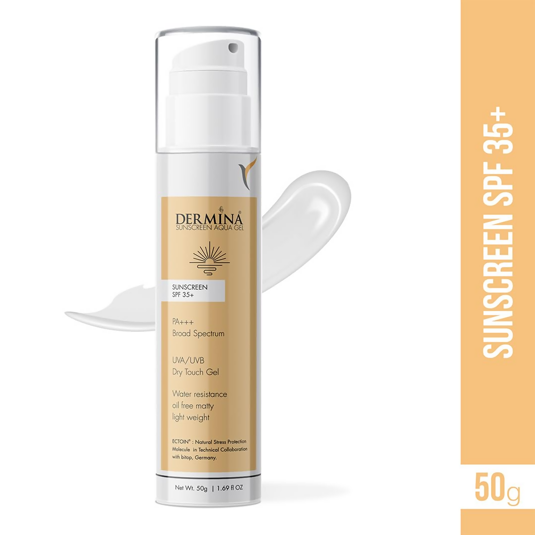 DERMINA Sunscreen Aqua Gel SPF 35+ PA+++ Broad Spectrum