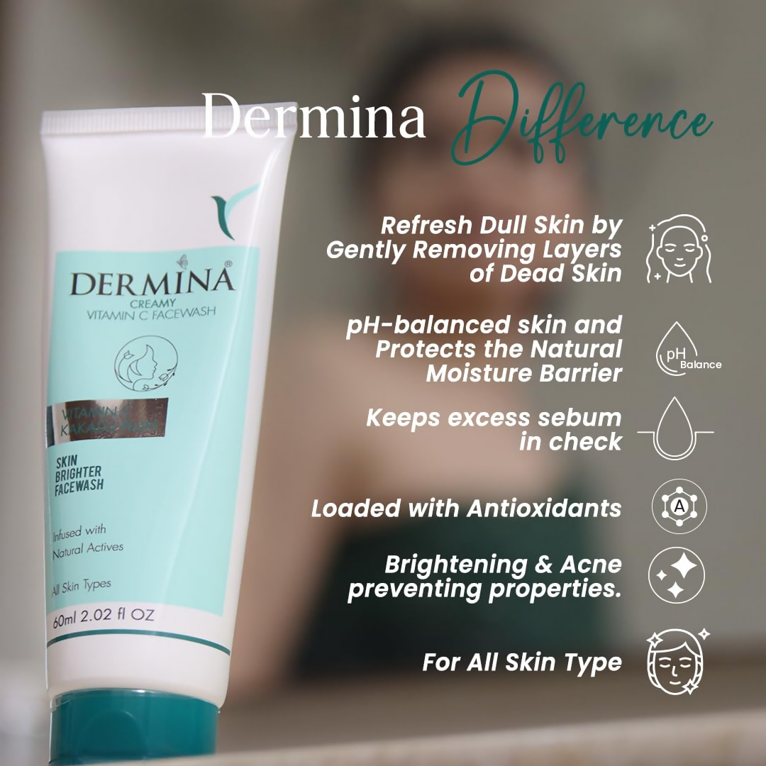 DERMINA Creamy Vitamin C Face Wash