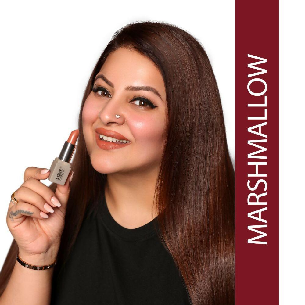 Love Earth Satin Matte Lipstick - Marshmallow