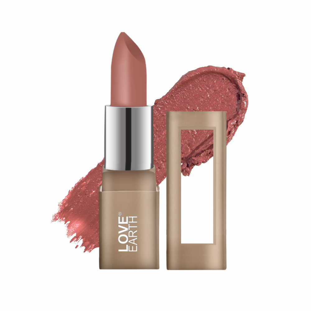 Love Earth Satin Matte Lipstick - Maple Syrup